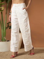 Savorelle Essential Wide-Leg  Linen Trousers