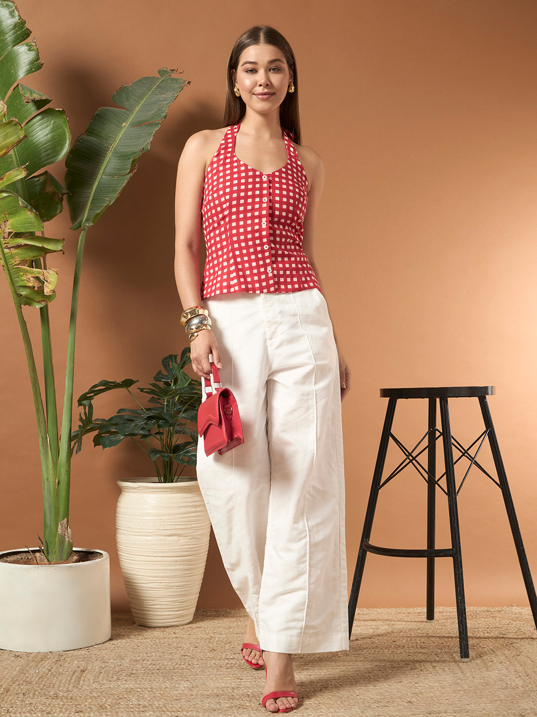 Savorelle Essential Wide-Leg  Linen Trousers