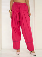 Savorelle Solid Farsi Suit Pink